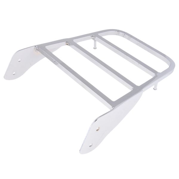 

motorcycle sissy bar luggage rack for yamaha drag v-star 400/650/1100 classic 1998-2011, chrome