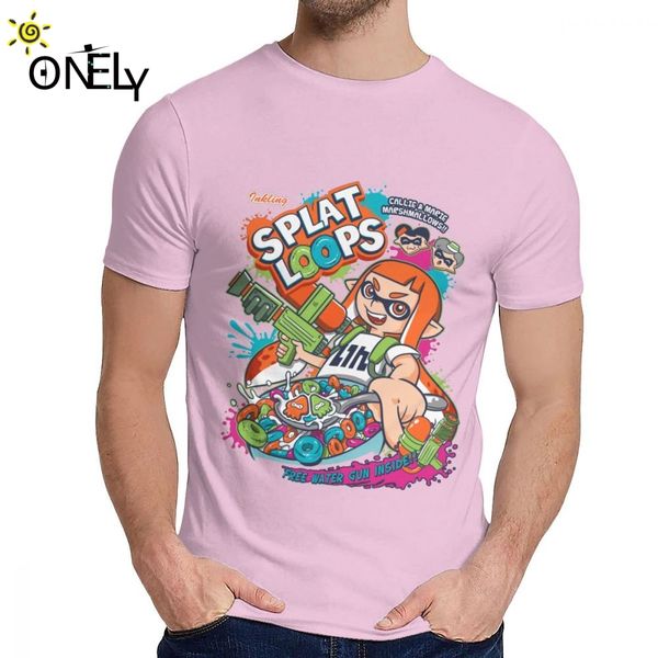 

custom splatoon tee shirt for man leisure cotton t shirt o-neck