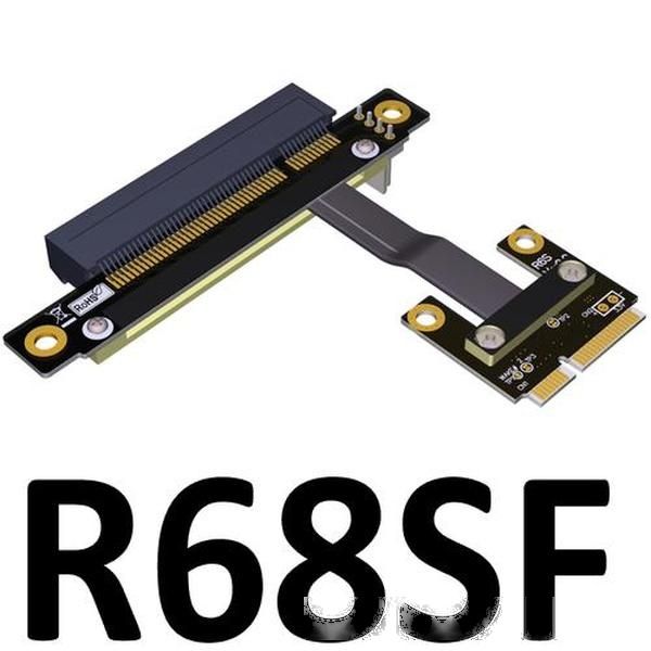 

mini pcie to pcie x8 built-in adapter mpcie to 8x pci-e converter extension cable pcie3.0