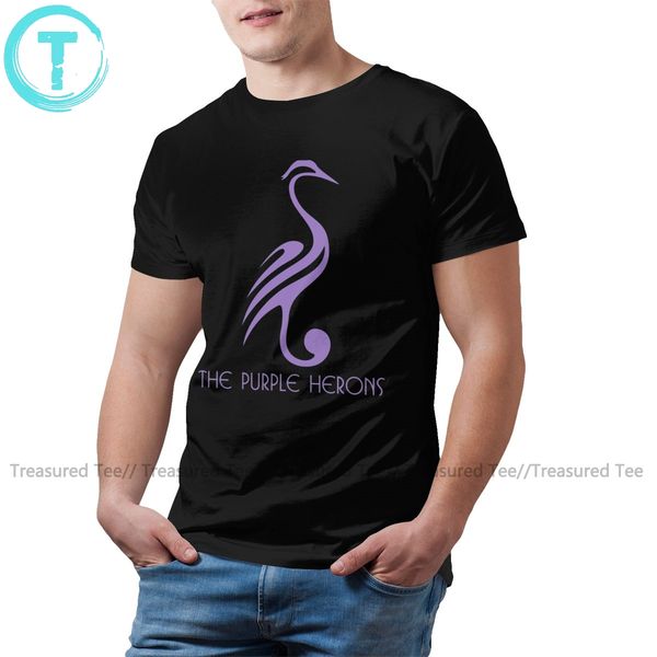 

heron t shirt purple herons t-shirt printed men tee shirt big size cotton beach short sleeve funny tshirt