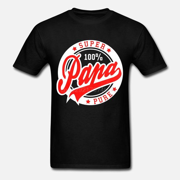 

men tshirt 100 percent pure super dad(1) cool printed t-shirt tees top