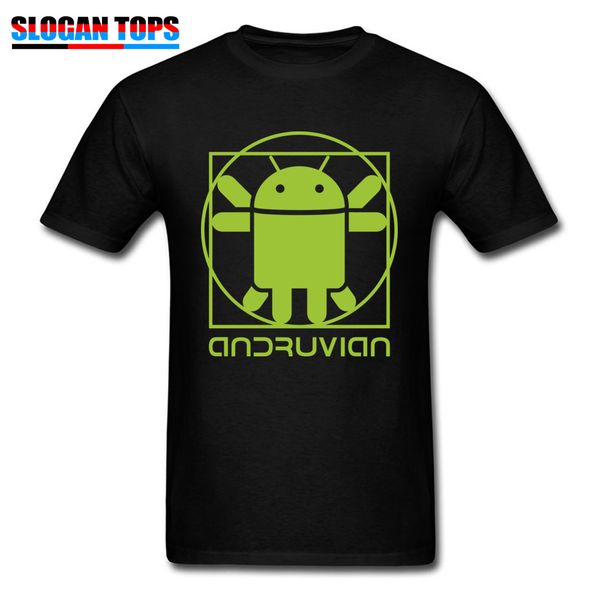 

vitruvian droid t shirts green men tshirt funny clothes gift & tees o-neck summer cotton short sleeve t-shirt ing
