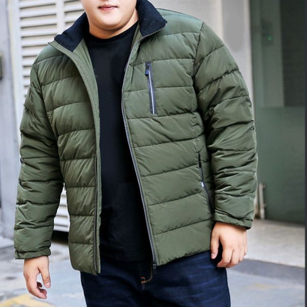 

men's down & parkas winter plus size jackets men 5xl 6xl 7xl 8xl 9xl 10xl bust 170cm jacket 3 colors, Black