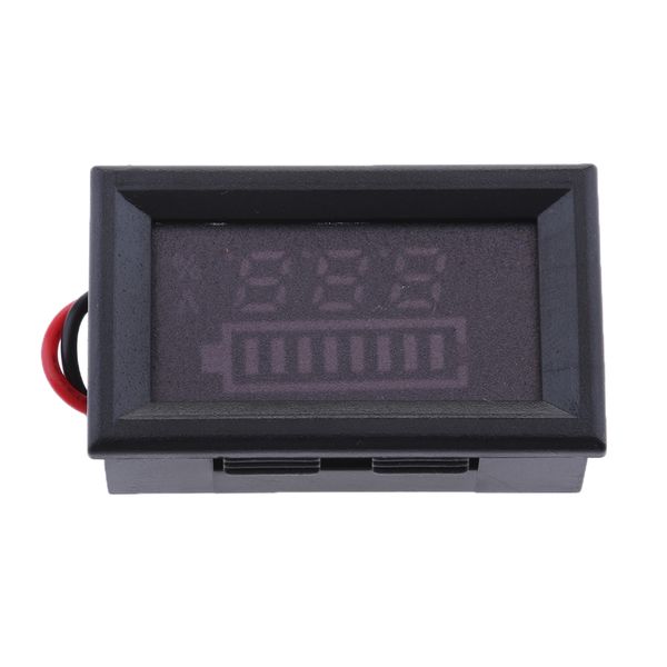 

12v led indicator battery capacity tester voltmeter for motor modification