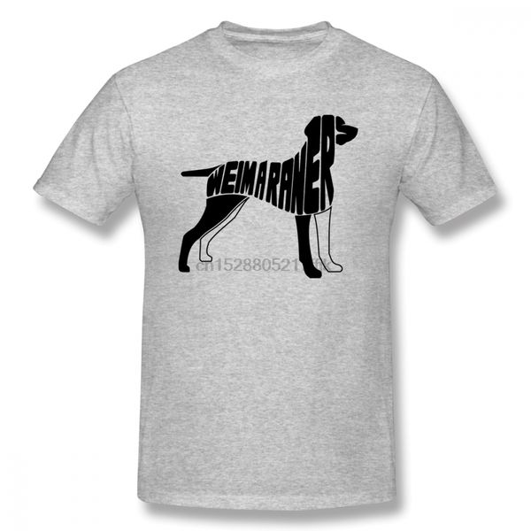 

weimaraner dog men t shirt hipster casual oversize cotton crewneck short sleeve custom brand-clothing