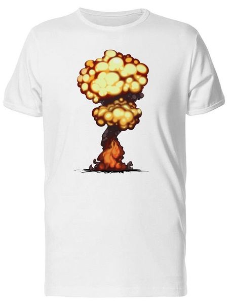 

smoke explosion mushroom men's tee -image by superior quality tee shirt