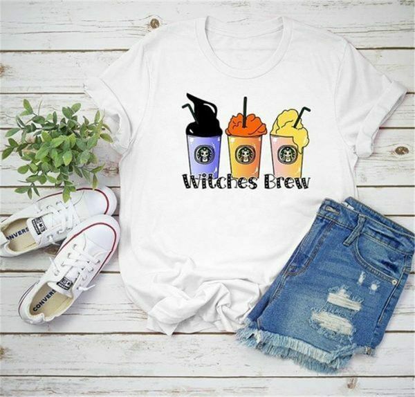 

witches brew halloween men t-shirt s-3xl for youth middle-age the old tee shirt