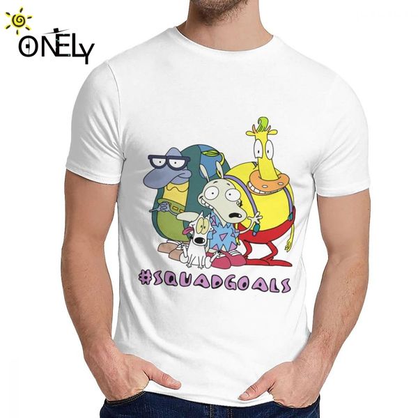 

soft rocko modern life t shirt man's retro style amazing o-neck homme tee shirt