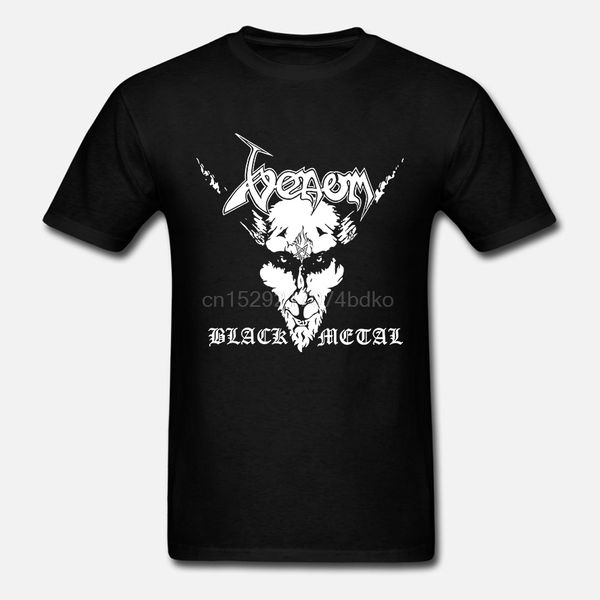 

mens venom 'black metal' t-shirt summer casual fitness tee clothing