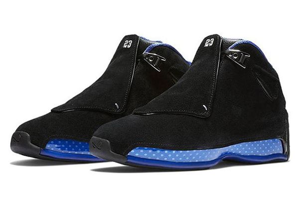 

xviii 18s jumpman mens basketball 18 shoes toro yellow suede black white bred royal blue athletic sports sneakers trainers chaussures 7-13