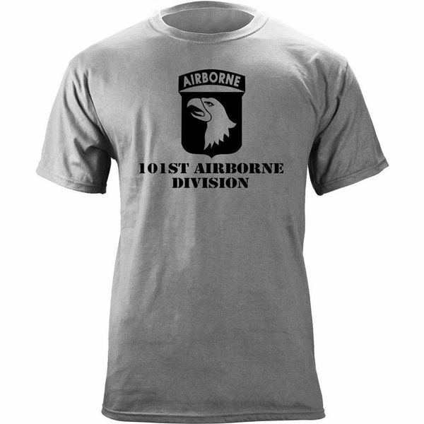 

us army 101st airborne division veteran subdued t-shirt fashion brand clothing men print t-shirts original fitness t shirt