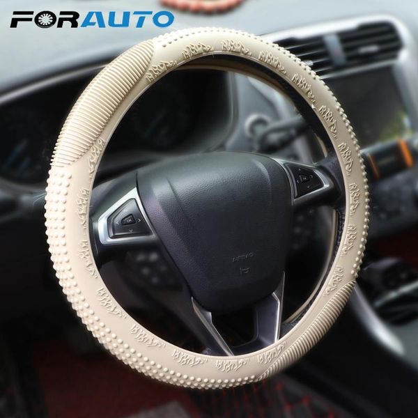 

interior accessories anti slip car-styling auto decoration universal steering-wheel covers car steering wheel cover 37cm-38cm