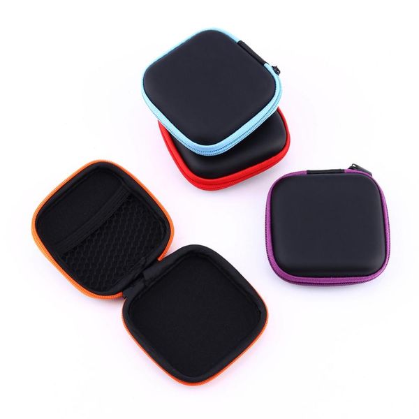 

zipper headphones earphone earbuds hard cases storage carrying pouch bag sd card holder box carry bag ing