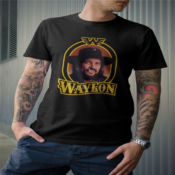 

men t-shirt black waylon jennings outlaw country music mens t shirts waylon jennings god guns and texas t-shirt sbz5146