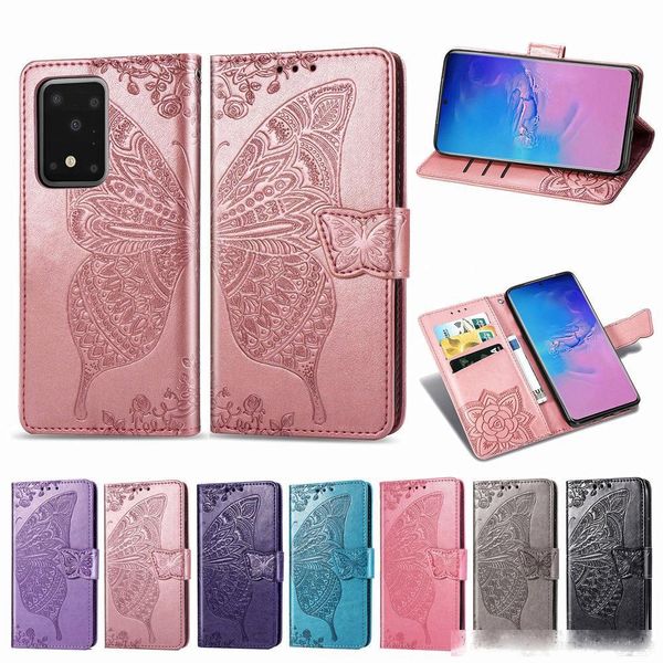 

flip leather case for samsung galaxy s20 plus cases 3d butterfly flower wallet cover for samsung galaxy s20 ultra phone cover coque