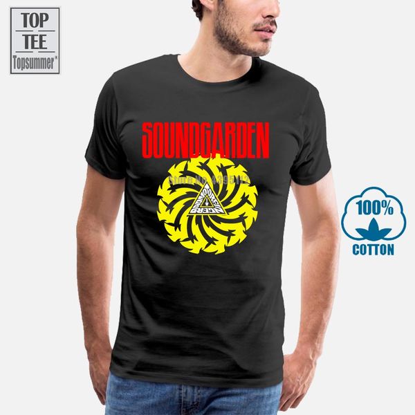 

fashion mens soundgarden bad motor finger graphic printed cotton t shirt