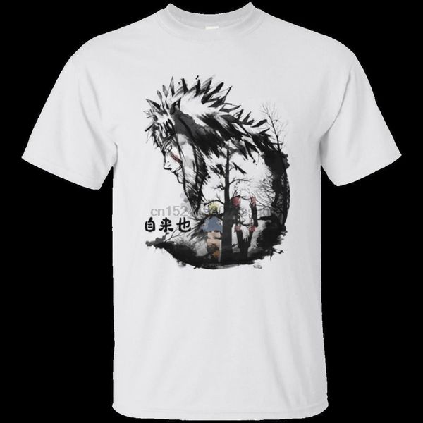 

men jiraiya and 1naruto color black t-shirt size s-3xl summer 2019 print mens summer o-neck casual t shirts