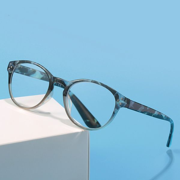 

bluemoky vintage oval reading glasses for men women brand designer eye glasses hyperopia reading optical eyewear, White;black