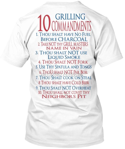

men t shirt grilling 10 commandments women t-shirt