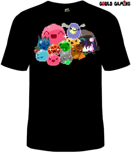 

slime rancher 8 bit t-shirt mens cotton slimes tarr video game cool casual pride t shirt men fashion tshirt