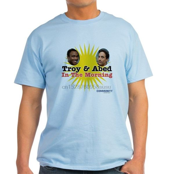 

cafepress troy and abed in the morning light t shirt light t-shirt (1297724414