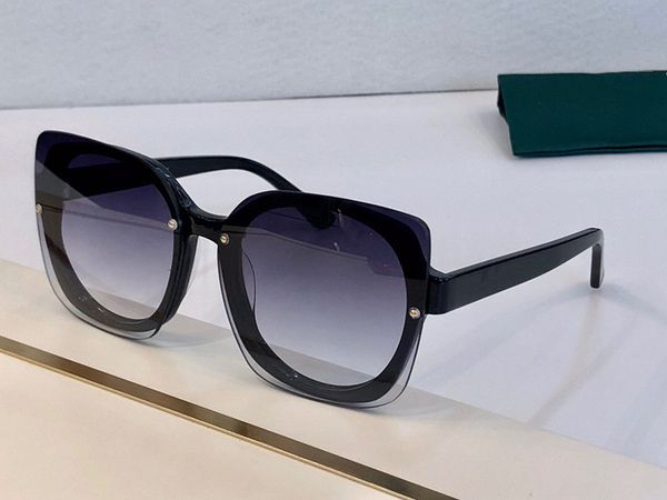 

new 5886 sunglasses for women popular square frameless fashion design model uv400 protection lens summer style come with case, White;black