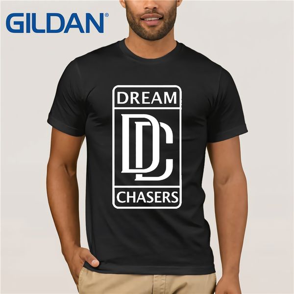 

100% cotton tee men's design crew neck short-sleeve meek mill dream chasers black men t-shirt size:s-3xl t shirts