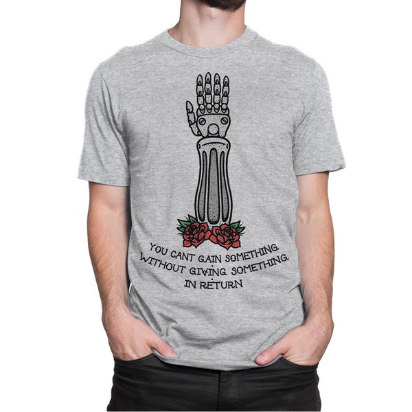 

горячие продажи новые мужские футболка fullmetal alchemist t-shirt, аниме tee, мужские женские все размеры смешные o шеи тенниска