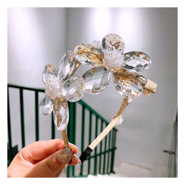 

baroque big bling crystal flower hairbands for women hair accessories for girls hair band bows hairband headbands