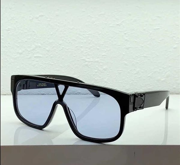 

2020 official latest color 1258w fashion sunglasses millionaire oval conjoined frame continuous retro decorative glasses, White;black