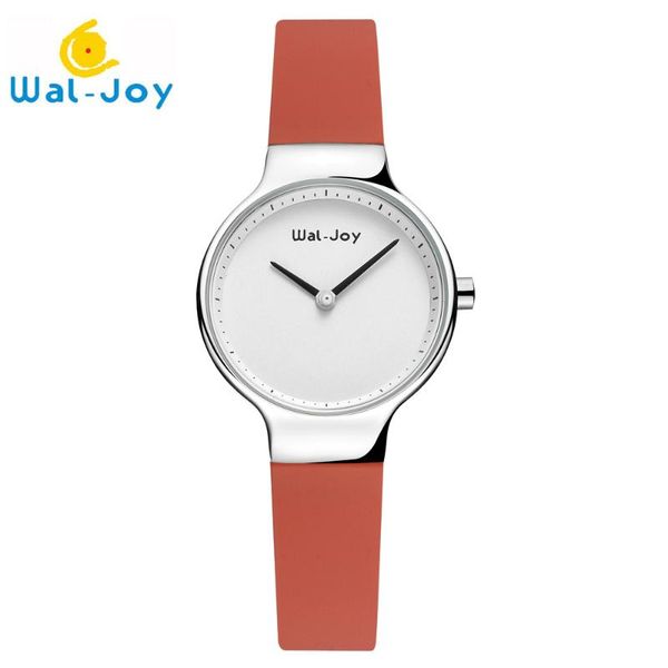 

wristwatches wal-joy ladies simple fashion sport moment female hour removable silicone strap waterproof creative women watch in quartz, Slivery;brown