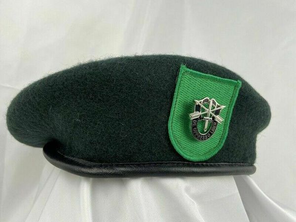 

us army 9th special forces group green beret special forces motto hat store, Blue;gray