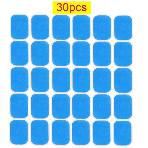 

30pcs ems trainer hydrogel gel stickers abdominal muscle stimulator abs gel pads abdomen slimming massage machine fitness