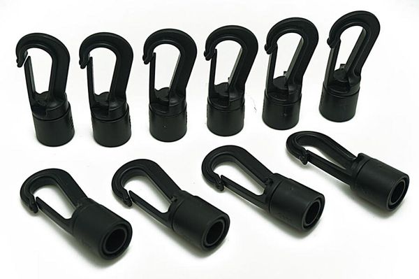 

bunji hooks, hook & bush for elastic cords bungee cord hook karabiner cord
