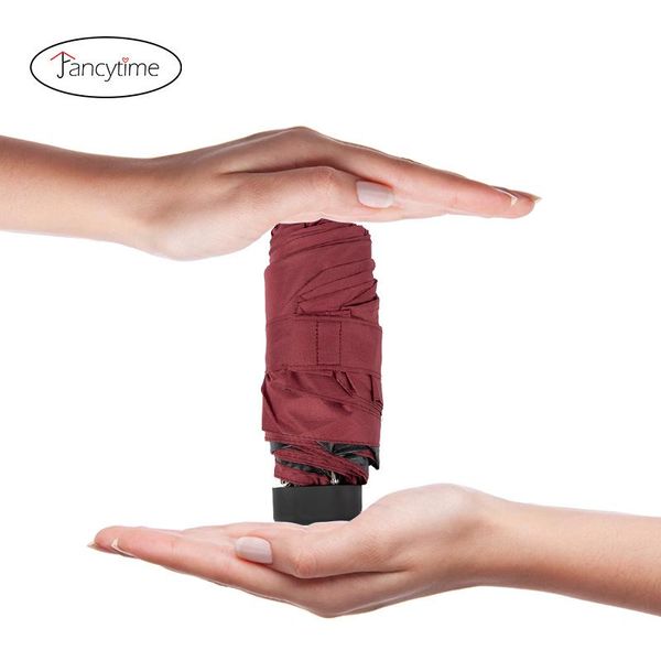 

вс зонтики карманный зонтик женщины солнцезащитный складной зонт дождь мини портативный зонтик 2019small складной ветрозащитный umbrella sqc