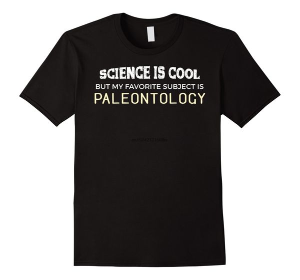 

paleontology t-shirt for guys and girls favorite science sub