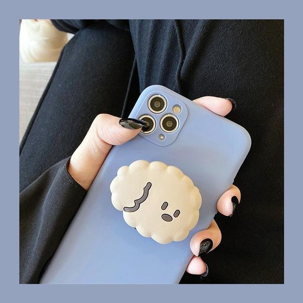 

cartoon dog support suitable for apple 8p 11promax phone case iphonex/xs liquid silicone xr female 7p
