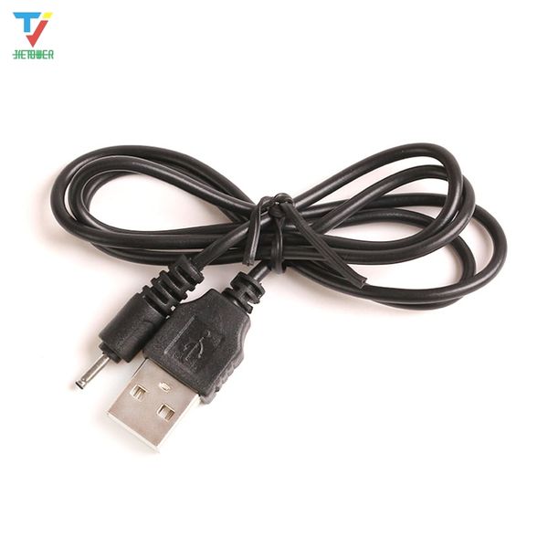 

wholesale 100pcs/lot 70cm high speed usb to dc 2.0 black power cable 2mm port ing