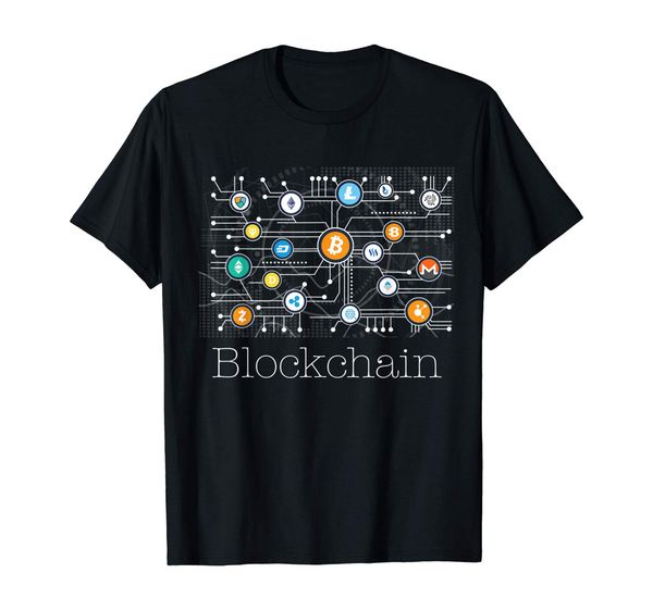 

blockchain cryptocurrency t-shirt bitcoin crypto btc gift