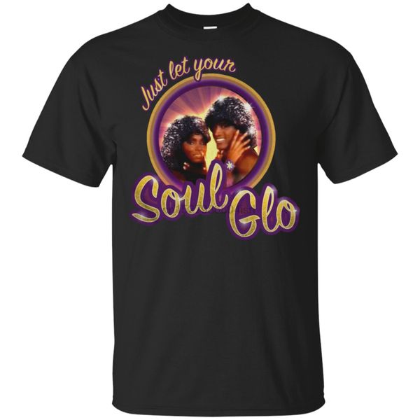

just let your soul glo t-shirt black-navy for men-women