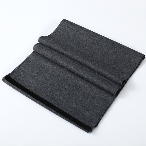 

scarves man men's autumn winter scarf soft solid color warm shawl, Blue;gray