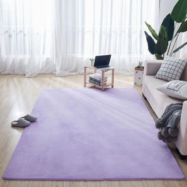 

bath mats colorful bedroom floor mat solid area rug large size anti-slip carpet velvet kitchen bathroom for home