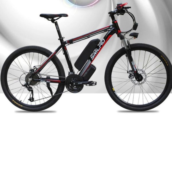 

electric mountain bike 26 inches, electric battery 48v 350w speed, electric bike rock wheel, Silver;blue