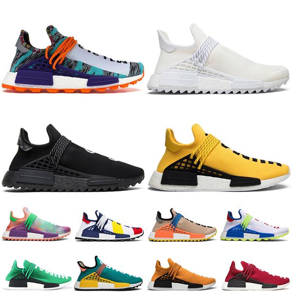 

nmd human race mens womens classic running shoes nerd black pharrell williams hu inspiration runner solar pack red trainers sports sneakers