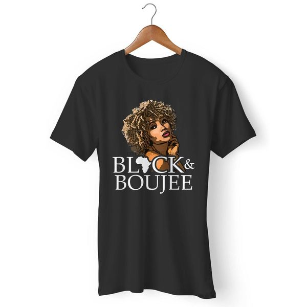 

black and boujee mans womans t-shirt