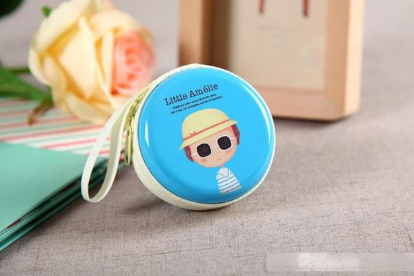 

cute kawaii earphone earbud storage carrying case mini headphone bag coin purse key case