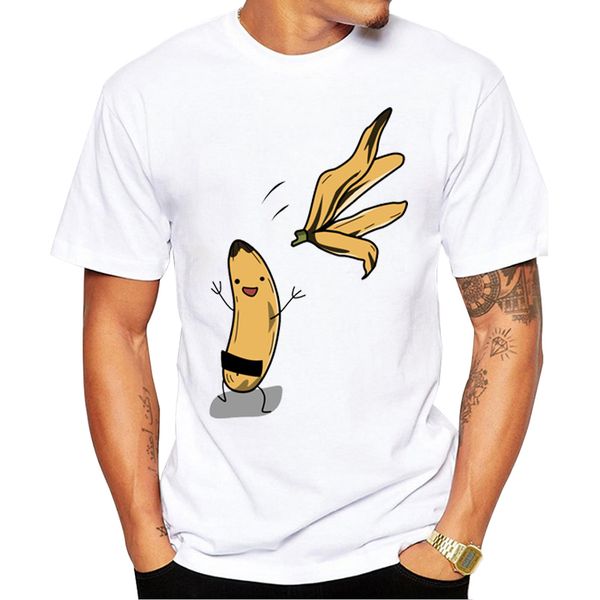 

teehub fashion men t-shirt funny banana printed tee short sleeve casual tshirts hipster tee
