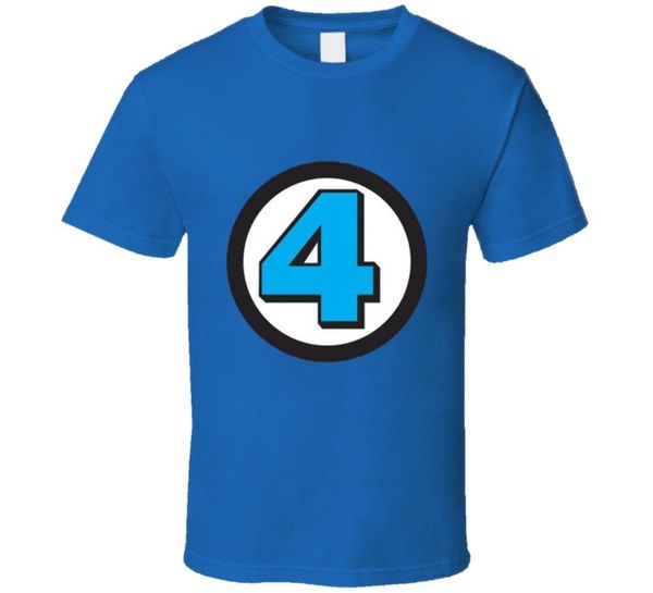 

fantastic 4 logo костюм футболка прохладный повседневная гордость тенниски людей unisex новая мода тенниску бесплатная доставка вершины аякс
