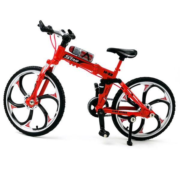 

alloy mini bicycle model 1:10 folding mountain bike kids creative simulation bicycle boys birthday gifts metal collection gifts 06