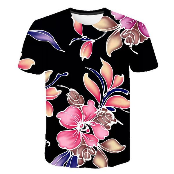 

tulip rose flower mens men 3d print shirts funny plus size aesthetic men clothing